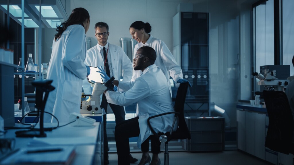 Scientists in a lab